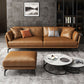 32" High Contemporary Square Arm Standard Sofa with Loose Back for Living Room, Brown Clearhalo 'furn' 'furn_sofas' 'Furniture' 'furniture_sofas' 'Living Room Furniture' 'Sofa' 'sofas' 1200x1200_48b27b69-8666-4143-8c12-72412201ca20