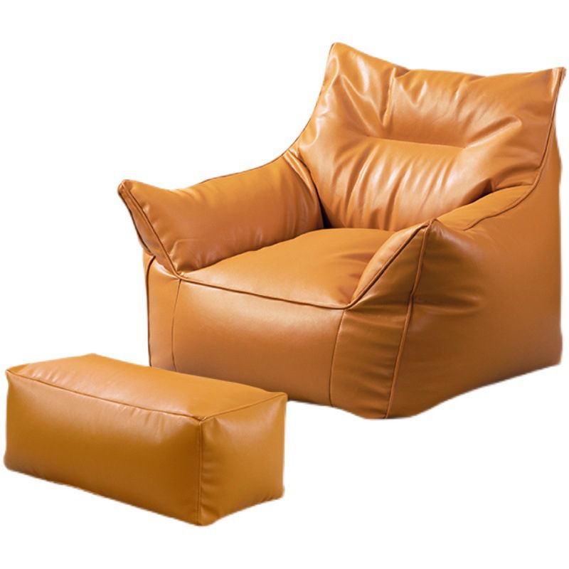 Bonded Leather Lounge Accent Chair with Flared Arms for Living Room Clearhalo 'Accent Chairs' 'accent_chairs' 'Chairs & Seating' 'furn' 'furn_accent_chairs' 'Furniture' 'Living Room Furniture' 1200x1200_48b40293-8b85-48c8-96f5-884796c54685