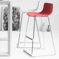 Scandinavian Armless Bar Stool Plastic and Steel Bar Stool for Living Room Clearhalo 'Bar Furniture' 'Bar Stools' 'bar_stools' 'furn' 'furn_bar_stools' 'Furniture' 'Kitchen & Dining Furniture' 1200x1200_48b412df-d65c-4905-bae0-471c85a36659