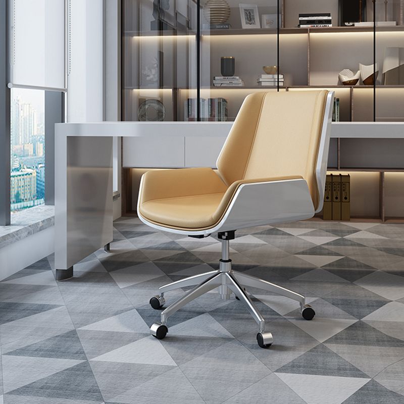 Mid Back Armless Werkstoel Moderne verstelbare stoelhoogte Home Bureau stoel