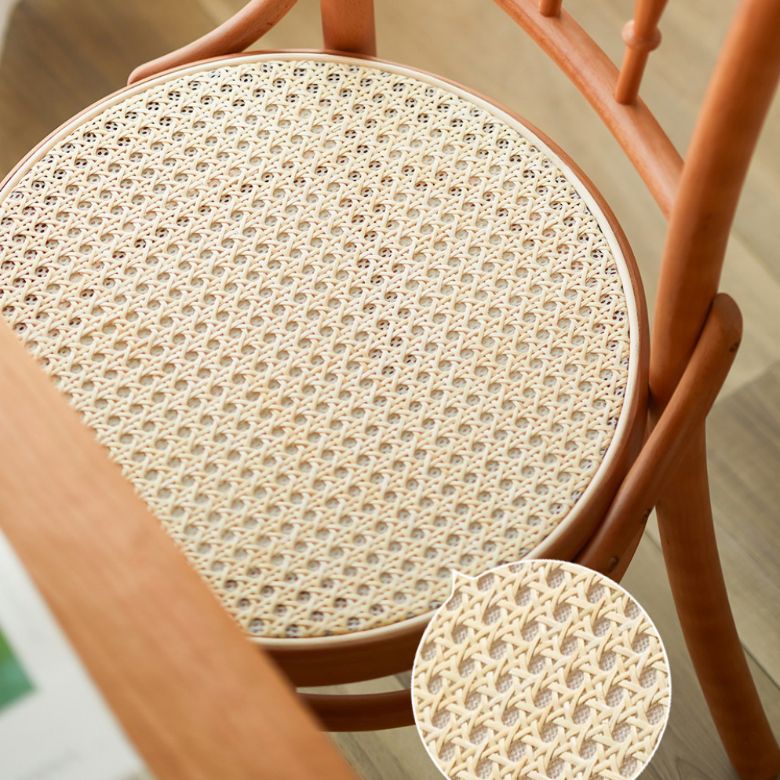 Chaise latéral en bois massif piste de restauration arrière pour le salon