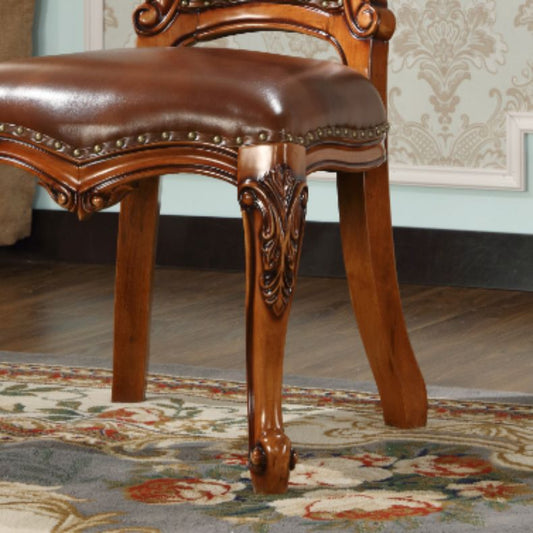 Massivholz Esszimmerstühle Glamstil armlose Esstühle für Esszimmer