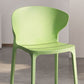 Contemporary Stacking Wingback Side Chair Matte Finish Plastic Dining Chair Clearhalo 'Dining Chairs' 'Dining Tables & Seating' 'dining_chair' 'furn' 'furn_dining_chair' 'Furniture' 'furniture_dining_chair' 'Kitchen & Dining Furniture' 1200x1200_48bbc2e8-8239-48ab-b15f-bada5ba6b89c