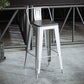 1/3/4 Pieces Industrial Bar Stool and Table Set Silver Iron Bar Set Clearhalo 'Bar Furniture' 'furn' 'furn_home_bar_bar_sets' 'Furniture' 'Home Bars & Bar Sets' 'home_bar_bar_sets' 'Kitchen & Dining Furniture' 1200x1200_48bf6c1a-3be4-4707-be41-12611c924e75