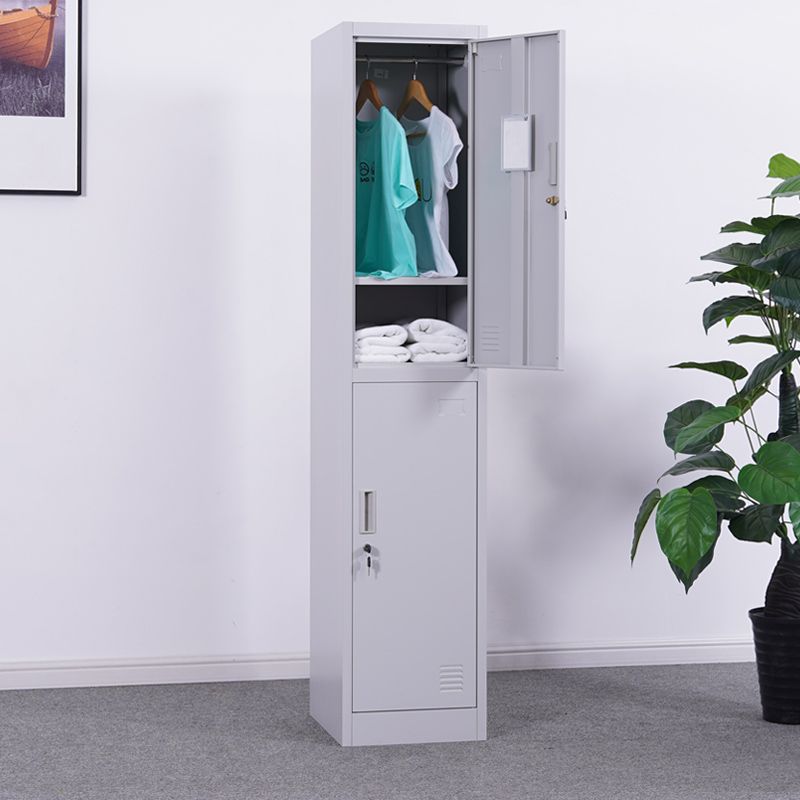 Contemporary Hinged Wardrobe Closet Metal Wardrobe Cabinet for Home