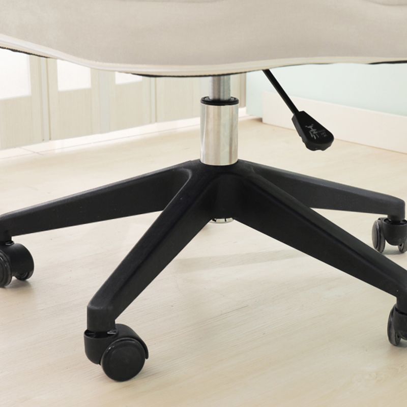 Sedia da ufficio moderna senza braccioless a braccioletta regolabile sedia a scorrimento