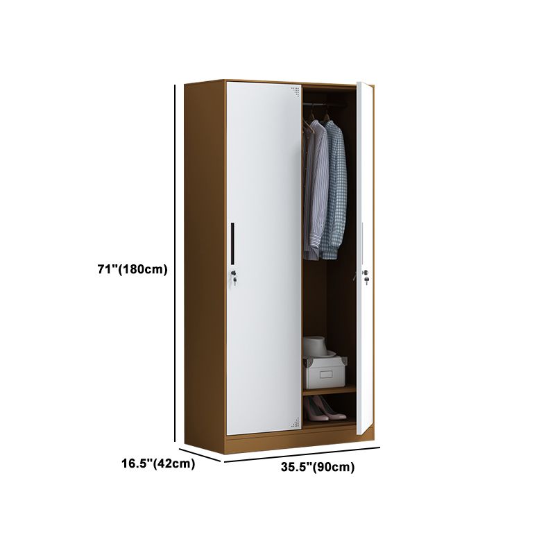 Armadio per armadio in metallo armadio contemporaneo incernierato