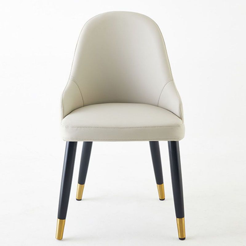 Sedia da pranzo in legno glam a bracciole senza braccio sedie da pranzo in vetro per uso del ristorante