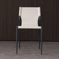 Modern Style Metal Chairs Armless Chair for Kitchen with Metal Legs