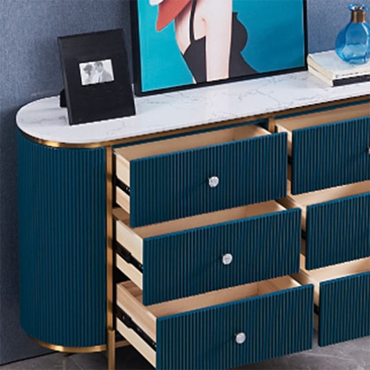 Scheda laterale in stile contemporaneo in legno per sala da pranzo