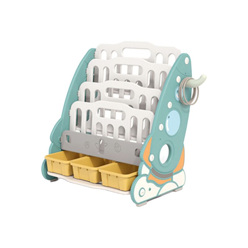 Scaffali di plastica moderna e contemporanea Libreria per bambini scaffale