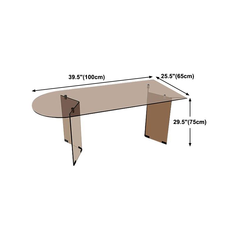 グラスダイニングルームコレクションモダンスタイルの家のための二重の台座家具