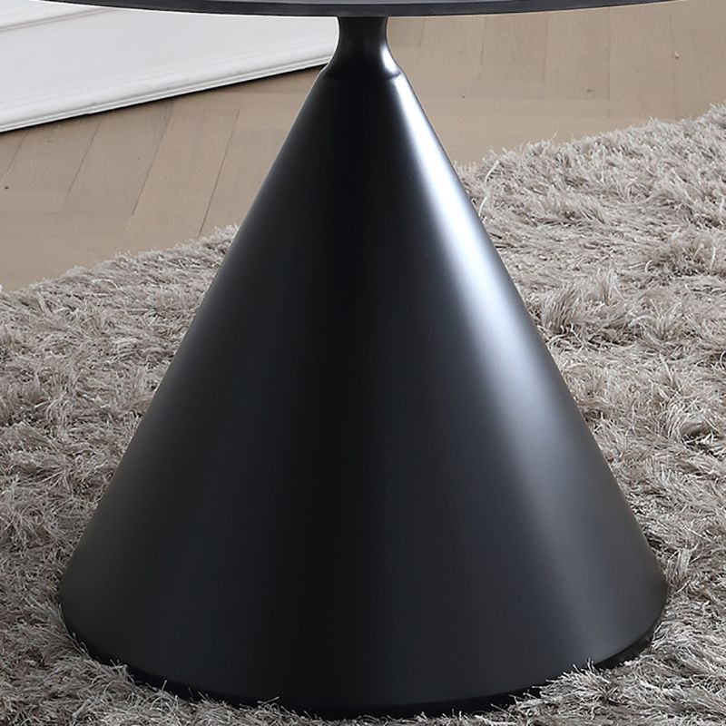 Metal Modern Style Round Dining Table Sintered Stone Top Table for Dining Room Clearhalo 'Dining Tables & Seating' 'Dining Tables' 'dining_table' 'furn' 'furn_dining_table' 'Furniture' 'furniture_dining_table' 'Kitchen & Dining Furniture' 'kitchen' 'kitchen_dining_table' 1200x1200_48cad6af-64a3-411a-964d-528a1e52a3a9