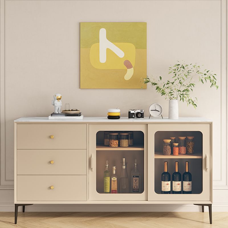 Porte di vetro contemporanea Server da pranzo Gabetti soggiorno Crediti