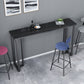 Industrial Bar Height Table Stone Top Bistro Table for Patio Use Clearhalo 'Bar Furniture' 'Bar Tables' 'bar_tables' 'furn' 'furn_bar_tables' 'Furniture' 'Kitchen & Dining Furniture' 1200x1200_48cfa7ca-f075-40bc-bdfa-27863915dd19
