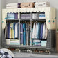 Contemporary Wardrobe Armoire Metal Wardrobe Closet for Bedroom Clearhalo 'Armoires & Wardrobes' 'armoires_wardrobes' 'Bedroom Furniture' 'furn' 'furn_armoires_wardrobes' 'Furniture' 1200x1200_48d01602-6fe7-4397-8e18-2109a62c5139