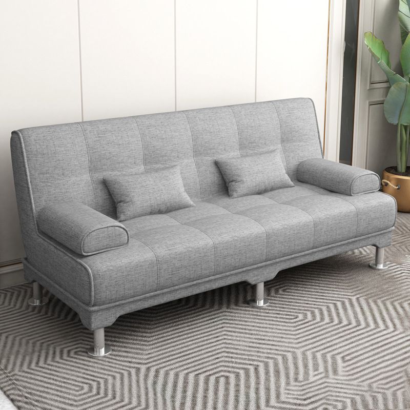 Fabric Modern Metal Legs Sofa Convertible Pillow Top Arm Sofa Clearhalo 'Furniture' 'furniture_sofas' 'kitchen' 'kitchen_sofas' 'Living Room Furniture' 'Sofa' 'sofas' 1200x1200_48d0d548-2f14-4185-8a9e-b821c49b6bc6