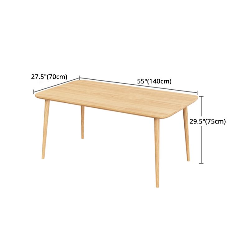Modern 1/2/3/5 Pieces Rectangle Dining Set Solid Wood Dining Table with Chairs Clearhalo 'Dining Room Sets' 'Dining Tables & Seating' 'dining_room_set' 'furn' 'furn_dining_room_set' 'Furniture' 'furniture_dining_room_set' 'Kitchen & Dining Furniture' 'kitchen&dining_furn' 'kitchen' 1200x1200_48d20eac-2f0c-417d-b6a3-02b15f49a8c7