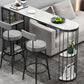 Industrial Style Iron Bar Table Faux Marble White Top 41.3"H Bistro Table Clearhalo 'Bar Furniture' 'Bar Tables' 'bar_tables' 'furn' 'furn_bar_tables' 'Furniture' 'furniture_bar_tables' 'Kitchen & Dining Furniture' 1200x1200_48d3a163-b9d1-42d7-9d79-2ae27f9a6e5b