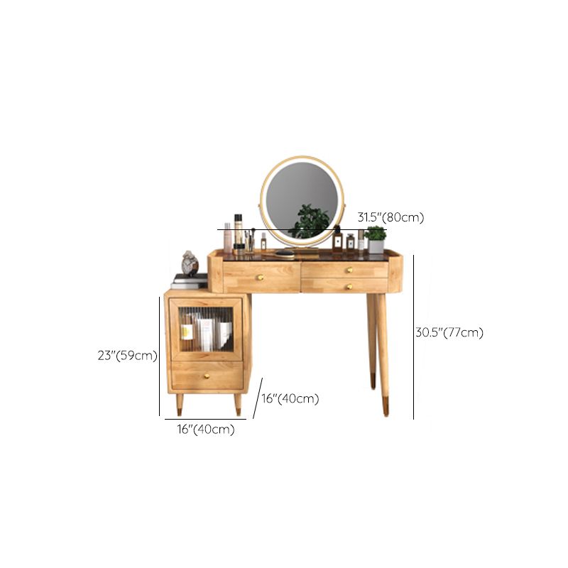 Cajos contemporáneos Costadores tocador de madera maciza