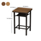 Ensemble de Table de Bar moderne 1/2/5 pièces, Table de comptoir en bois de pin avec tabourets hauts