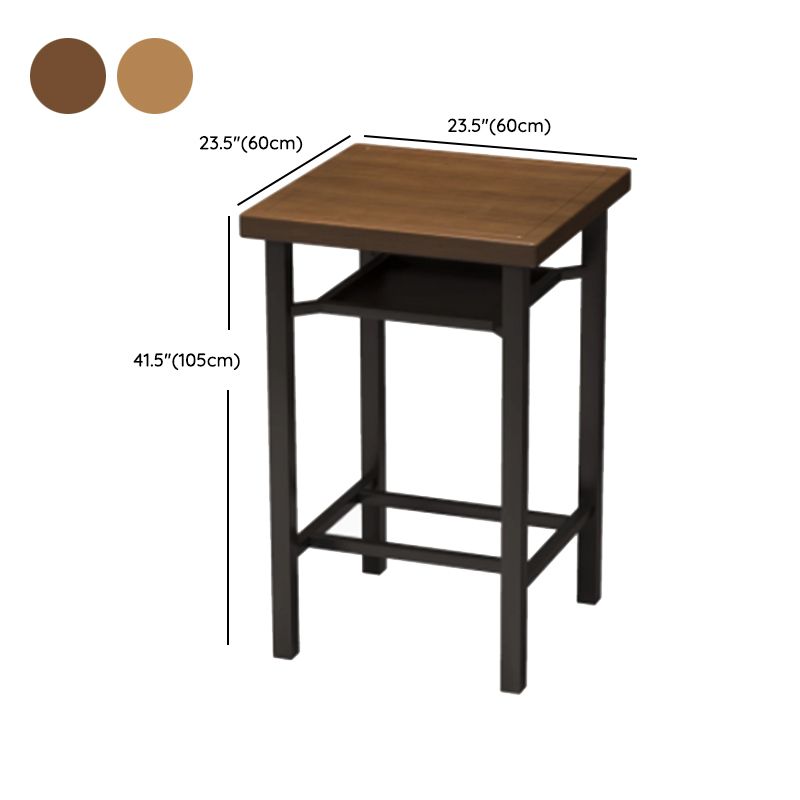 Ensemble de Table de Bar moderne 1/2/5 pièces, Table de comptoir en bois de pin avec tabourets hauts