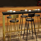 Industrial Bistro Bar Table Rectangle Solid Wood Bar Table with Gold Frame Clearhalo 'Bar Furniture' 'Bar Tables' 'bar_tables' 'furn' 'furn_bar_tables' 'Furniture' 'Kitchen & Dining Furniture' 1200x1200_48d7f542-f077-4822-a3b7-eee6210971ba