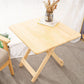 Contemporary Dining Room Wood Table Natural Pine Folding Table Clearhalo 'Dining Tables & Seating' 'Dining Tables' 'dining_table' 'furn' 'furn_dining_table' 'Furniture' 'furniture_dining_table' 'Kitchen & Dining Furniture' 'kitchen' 'kitchen_dining_table' 1200x1200_48d80667-ed34-440d-bf98-1da64115c157