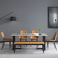Industrial Grey Table for Restaurant Rectangle Dining Table with Double Pedestal Clearhalo 'Dining Tables & Seating' 'Dining Tables' 'dining_table' 'furn' 'furn_dining_table' 'Furniture' 'furniture_dining_table' 'Kitchen & Dining Furniture' 'kitchen' 'kitchen_dining_table' 1200x1200_48d95e4c-51f8-4251-a90c-d396a2e7908a