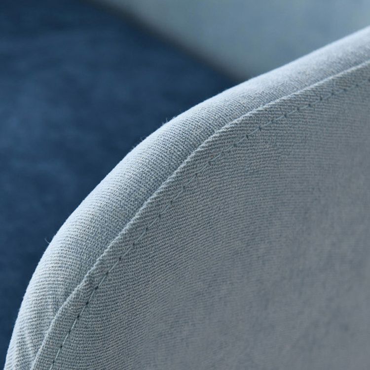 Metal Contemporary Armless Dining Chairs Matte Fabric Parsons Chair for Brasserie Clearhalo ' kitchen&dining_furn' 'Dining Chairs' 'Dining Tables & Seating' 'dining_chair' 'furn' 'furn_dining_chair' 'Furniture' 'furniture_dining_chair' 'Kitchen & Dining Furniture' 'kitchen' 1200x1200_48d97844-21d4-4955-8d77-48f0f130c7a1