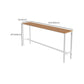 Industrial Counter Height Dining Table Trestle Bar Dining Table Clearhalo 'Bar Furniture' 'Bar Tables' 'bar_tables' 'furn' 'furn_bar_tables' 'Furniture' 'Kitchen & Dining Furniture' 1200x1200_48db90db-f23b-4a94-9d87-1ba34fd1026a