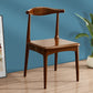 Dining Room Armless Dining Chair Rubberwood Open Back Dining Chair