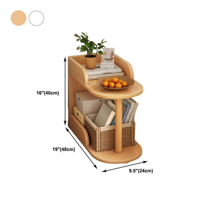 Bibliothèque d'étagère en bois d'ingénierie Scandinave Bidret à l'office