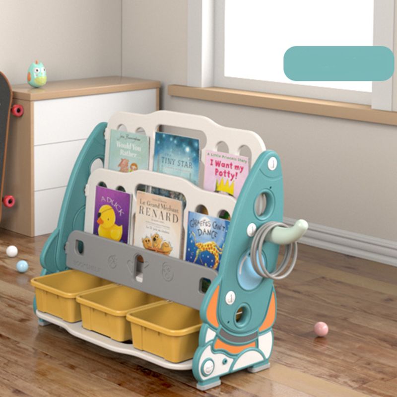 Scaffali di plastica moderna e contemporanea Libreria per bambini scaffale