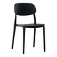 Scandinavian Plastic Armless Dining Chairs Stackable Open Back Side Chair Clearhalo ' kitchen&dining_furn' 'Dining Chairs' 'Dining Tables & Seating' 'dining_chair' 'furn' 'furn_dining_chair' 'Furniture' 'furniture_dining_chair' 'Kitchen & Dining Furniture' 'kitchen' 1200x1200_48e838fc-5ad6-4b9a-a6f4-41ab2b77b13e
