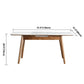 Rectangle Extendable Stone Dining Site Table Traditional Luxury 4 Legs Dinette Table Clearhalo ' dining_table' 'Dining Tables & Seating' 'Dining Tables' 'furn' 'furn_dining_table' 'Furniture' 'furniture_dining_table' 'Kitchen & Dining Furniture' 'kitchen&dining_furn' 'kitchen' 'kitchen_dining_table' 1200x1200_48ea80ce-9bde-4d86-8060-76a07053a53c