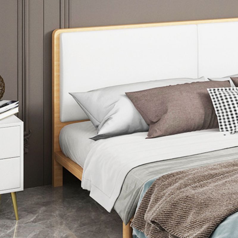 Polsterte Hochmetallbett-Bett-Rahmen minimalistische Drahtnetzplatte Bett