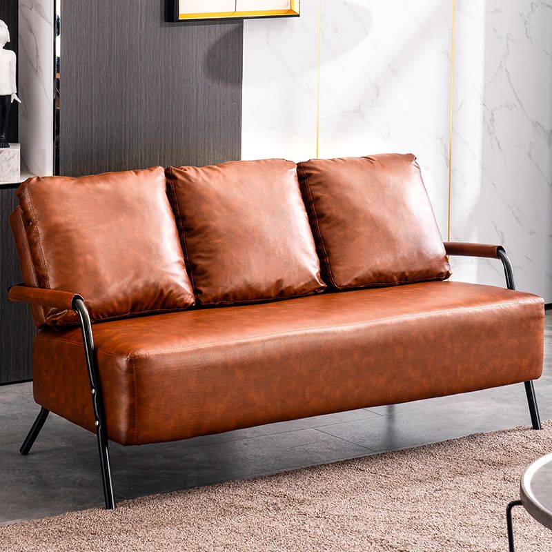 Metal Stationary Loveseat Cushions Back Standard Sofa with Pillows Clearhalo 'furn' 'furn_sofas' 'Furniture' 'Living Room Furniture' 'Sofa' 'sofas' 1200x1200_48ec5cc7-06f7-40dd-8657-c7b3eef83a80