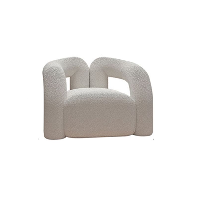 Scandinavian Seating Fabric Living Room White Tuxedo Arm Cushions Curved Sofa Clearhalo 'furn' 'furn_sofas' 'Furniture' 'Living Room Furniture' 'Sofa' 'sofas' 1200x1200_48efcf16-04fa-4c31-89bd-8d372e87bc5f