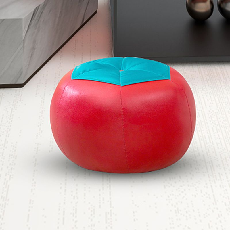 Geometric Print Ottoman Pouf Scratch Resistant Specialty Faux Leather Ottoman Clearhalo 'furn' 'furn_ottomans_poufs' 'Furniture' 'Living Room Furniture' 'Ottomans & Poufs' 'ottomans_poufs' 1200x1200_48f105eb-87d8-48b3-9de9-f055b6c2312c