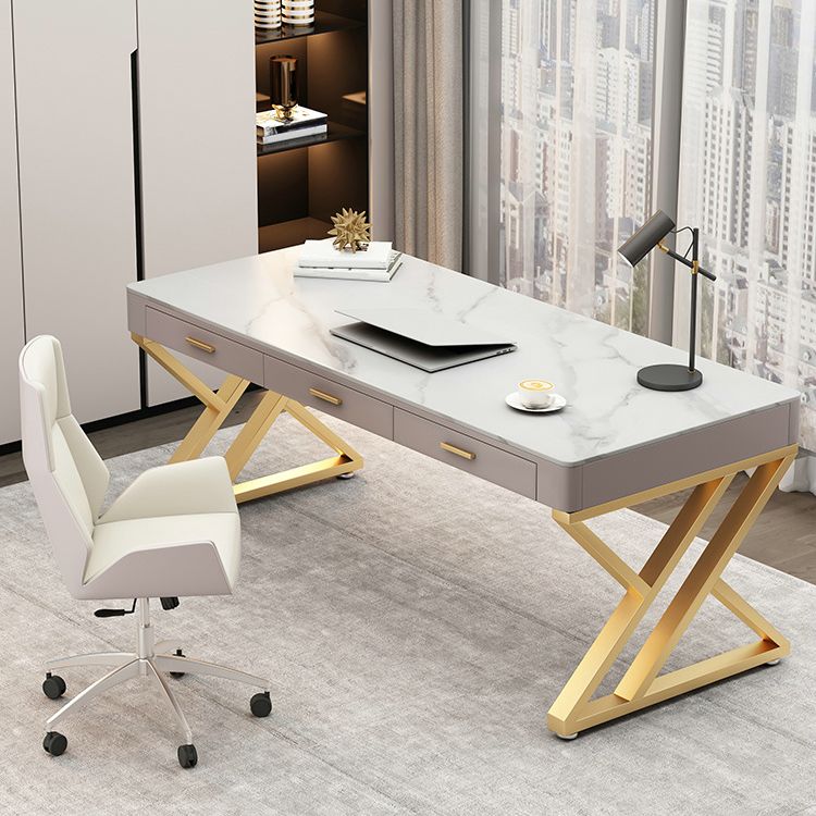 Escritorio de oficina rectangular glamor