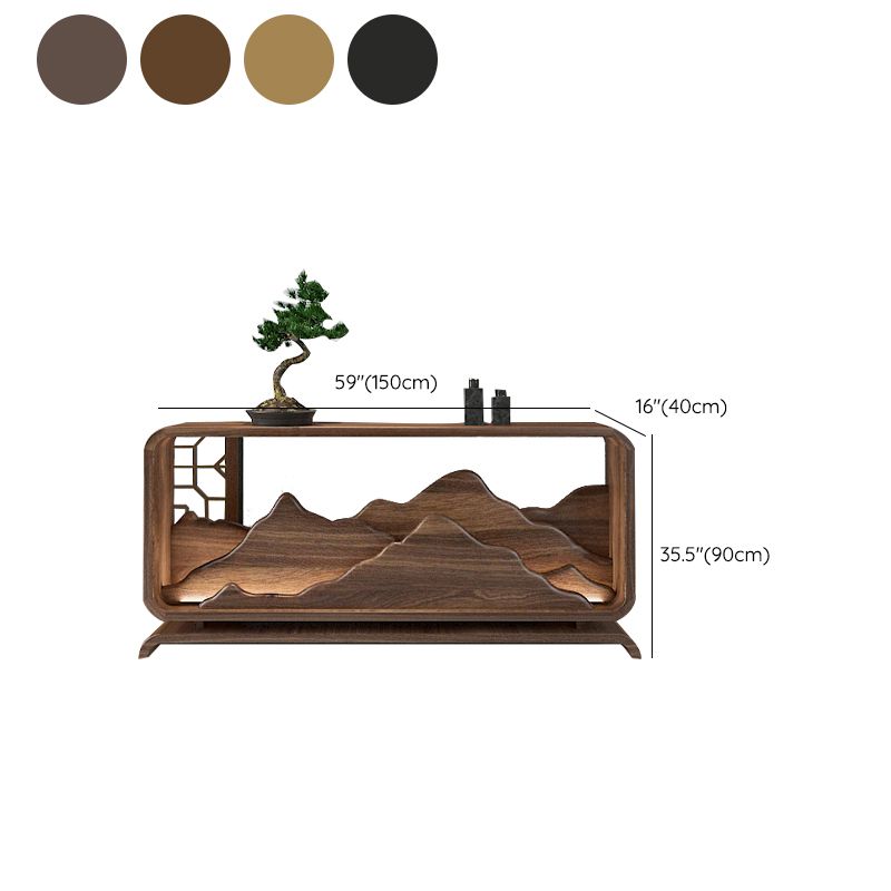 Tavolo della console contemporanea a forma di rettangolo