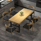 Modern Dining Set 1/2/3/5/7 Pieces Rectangle Pine Wood Dining Table for Dining Room Clearhalo 'Dining Room Sets' 'Dining Tables & Seating' 'dining_room_set' 'furn' 'furn_dining_room_set' 'Furniture' 'Kitchen & Dining Furniture' 1200x1200_48f34cf6-4709-452b-97d6-f7d52428ded0