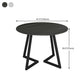 Sintered Stone Dining Table Round Modern Dining Table with Black Frame Clearhalo ' dining_table' 'Dining Tables & Seating' 'Dining Tables' 'furn' 'furn_dining_table' 'Furniture' 'furniture_dining_table' 'Kitchen & Dining Furniture' 'kitchen&dining_furn' 'kitchen' 'kitchen_dining_table' 1200x1200_48f36a9b-bb37-4cf0-af00-1b4cf48dcebd