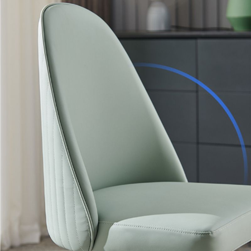 Glam Wood Dining Room Chairs Upholstered Armless Dining Chairs for Home Use (Set of 2) Clearhalo ' kitchen&dining_furn' 'Dining Chairs' 'Dining Tables & Seating' 'dining_chair' 'furn' 'furn_dining_chair' 'Furniture' 'furniture_dining_chair' 'Kitchen & Dining Furniture' 'kitchen' 1200x1200_48f5b222-fe2a-47cc-b6d5-0dd4992ea809