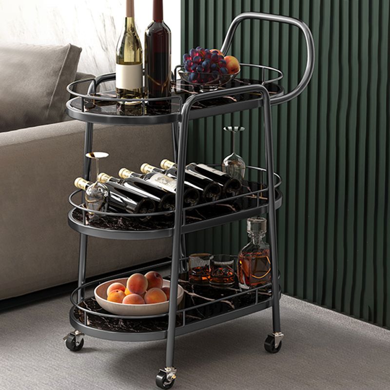 32.28 "高ローリングモダンスタイルの準備テーブルストーン準備テーブルダイニングルーム用