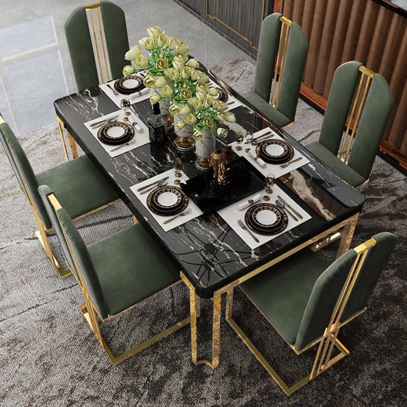 Metal Traditional Luxury Rectangle Indoor Table Sintered Stone Table with Metal Legs Clearhalo ' dining_table' 'Dining Tables & Seating' 'Dining Tables' 'furn' 'furn_dining_table' 'Furniture' 'furniture_dining_table' 'Kitchen & Dining Furniture' 'kitchen&dining_furn' 'kitchen' 'kitchen_dining_table' 1200x1200_48fc6a9c-6b73-4714-9c21-8a9620c991e5