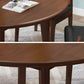 Round Wood Color Dining Table Rubberwood Solid Wood Table Modern with 4 Legs Pedestal Clearhalo ' dining_table' 'Dining Tables & Seating' 'Dining Tables' 'furn' 'furn_dining_table' 'Furniture' 'furniture_dining_table' 'Kitchen & Dining Furniture' 'kitchen&dining_furn' 'kitchen' 'kitchen_dining_table' 1200x1200_48fd1f8b-641a-4ebe-9142-ac76789d36df