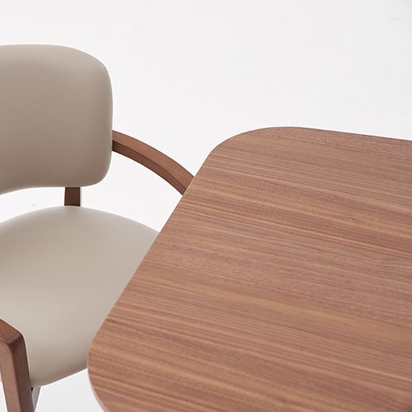 Rectangle Pine Wood Dining Table for Restaurant Modern Table with Double Pedestal Base Clearhalo ' dining_table' 'Dining Tables & Seating' 'Dining Tables' 'furn' 'furn_dining_table' 'Furniture' 'furniture_dining_table' 'Kitchen & Dining Furniture' 'kitchen&dining_furn' 'kitchen' 'kitchen_dining_table' 1200x1200_48fdcf12-bf05-4c23-b3c0-c0b35631bb9a