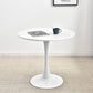 Modern Manufactured Wood Tulip Table Matte Finish Round Dining Table Clearhalo 'Dining Tables & Seating' 'Dining Tables' 'dining_table' 'furn' 'furn_dining_table' 'Furniture' 'furniture_dining_table' 'Kitchen & Dining Furniture' 'kitchen' 'kitchen_dining_table' 1200x1200_48fdd933-3c3c-4011-b6aa-fe0180309310